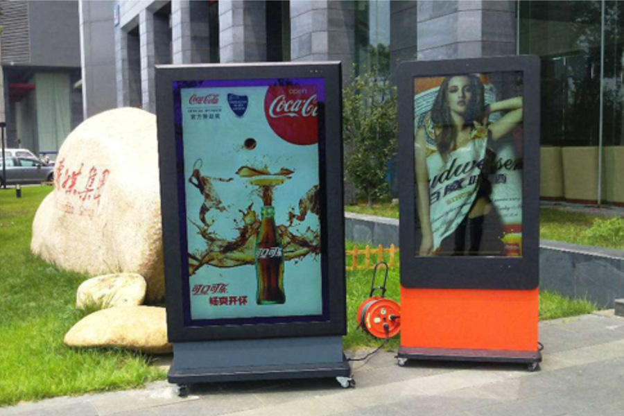 户外广告机案例
